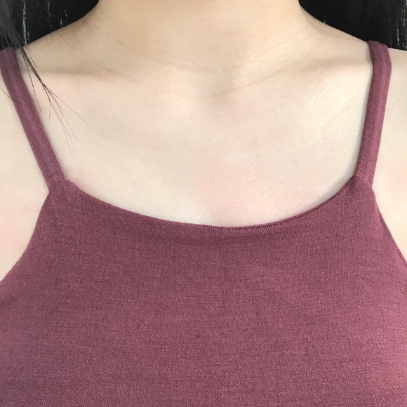 Millie Maroon Knot-Front Bodycon Mini Dress - Picture 3 of 5